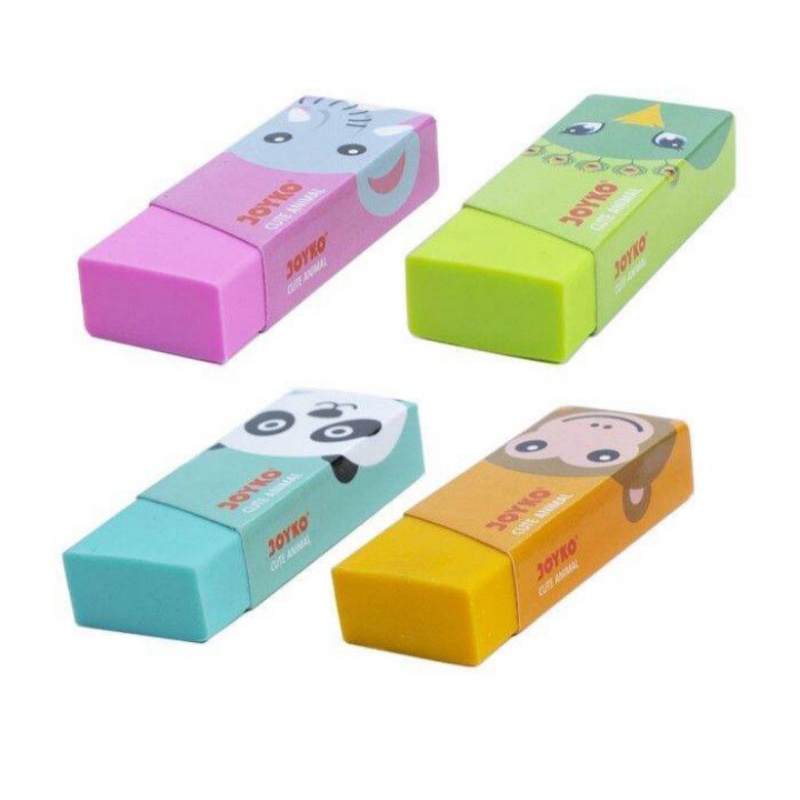 

Penghapus Joyko Animal ER-116 Panda Gajah Monyet Merak - Setip Stip Eraser Hapusan Pensil