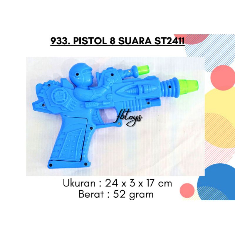 Mainan Anak Pistol 8 Suara ST2411