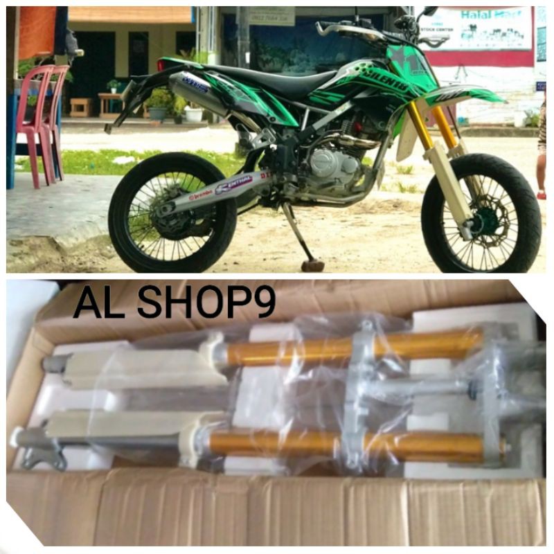 UP SIDE DOWN KLX 150 DTRACKER 150 USD / SHOCK DEPAN KLX DTRACKER 150