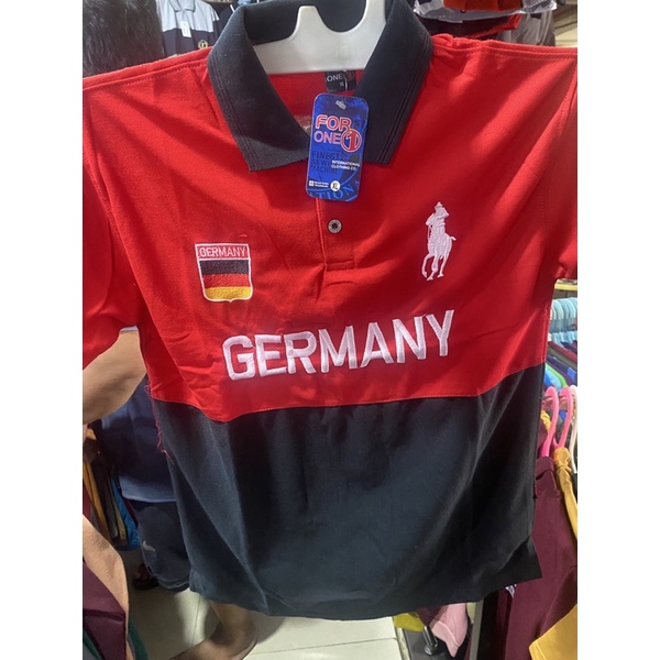 Kaos kerah kra germany jerman / atasan polo