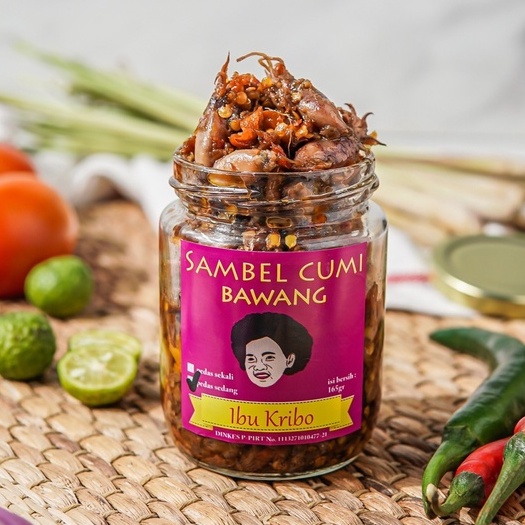 

SAMBEL CUMI BAWANG Sambal Ibu Kribo Khas Bogor (Sangat Pedas)