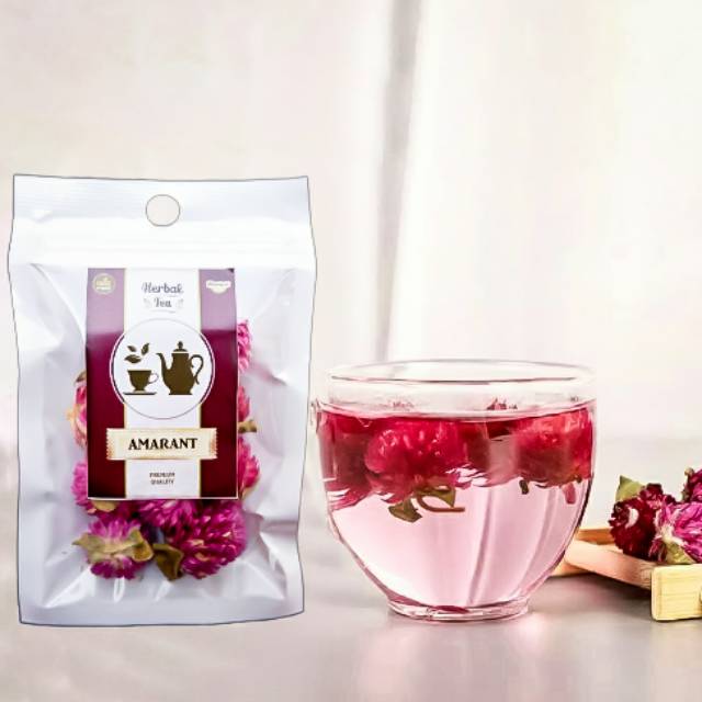 

Teh Bunga Amaranth / Globe Amaranth Tea / Teh Herbal Alami Premium