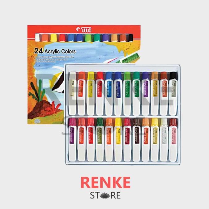 

Cat Akrilik Titi 24 Warna - Acrylic Colors