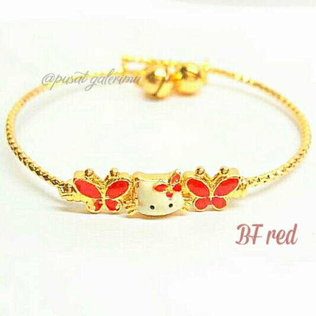 GELANG KOREA Anak BF Red