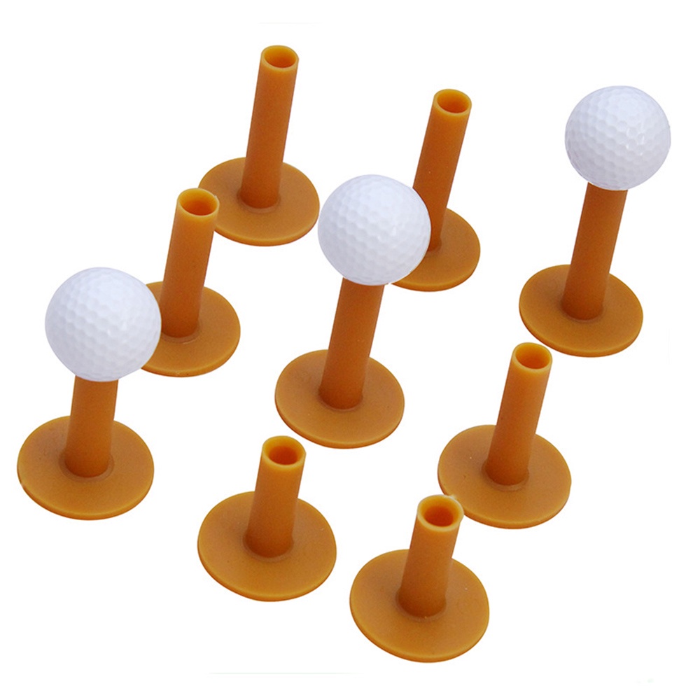 REBUY 5pcs Golf Tees Beginner Training Rubber Tee Ball Holder 60/70/80mm Ball Socket Practice Durable Golfer Trainer Aids Golf Tray