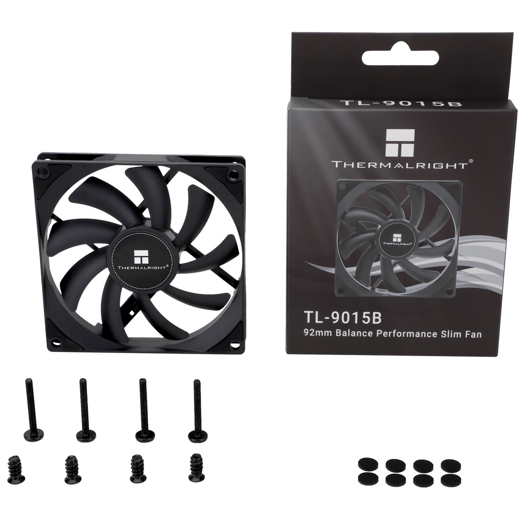 THERMALRIGHT TL-9015B Black 92mm SLIM PWM Fan