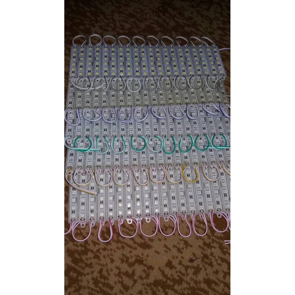 Led Strip Module 6 Mata 12V Waterproof Led Modul 5050 6 Mata 12V