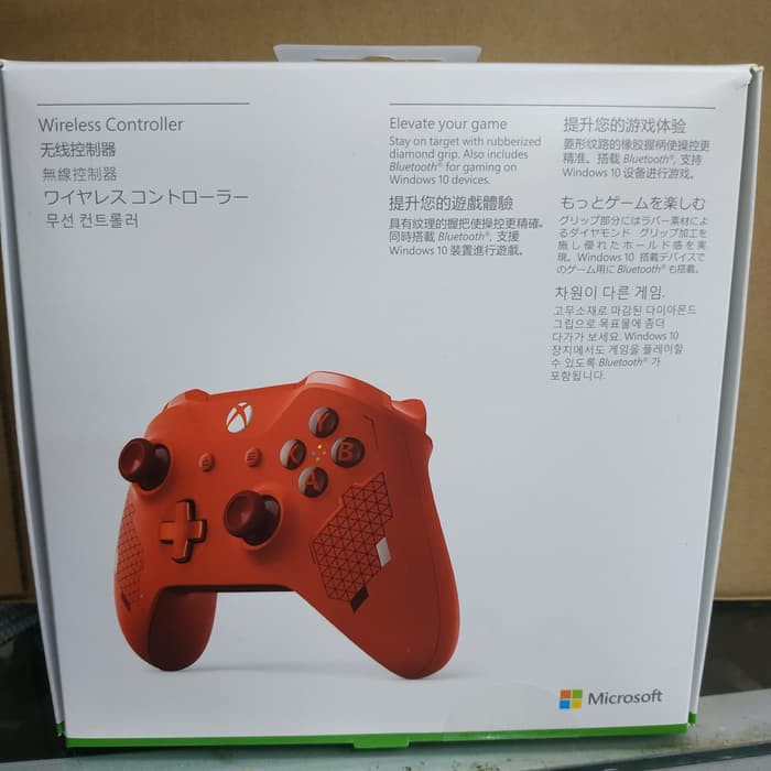 xbox one wireless controller sport red