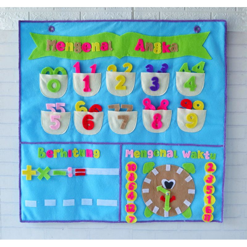 

Mainan edukasi anak Alfabet Number Board