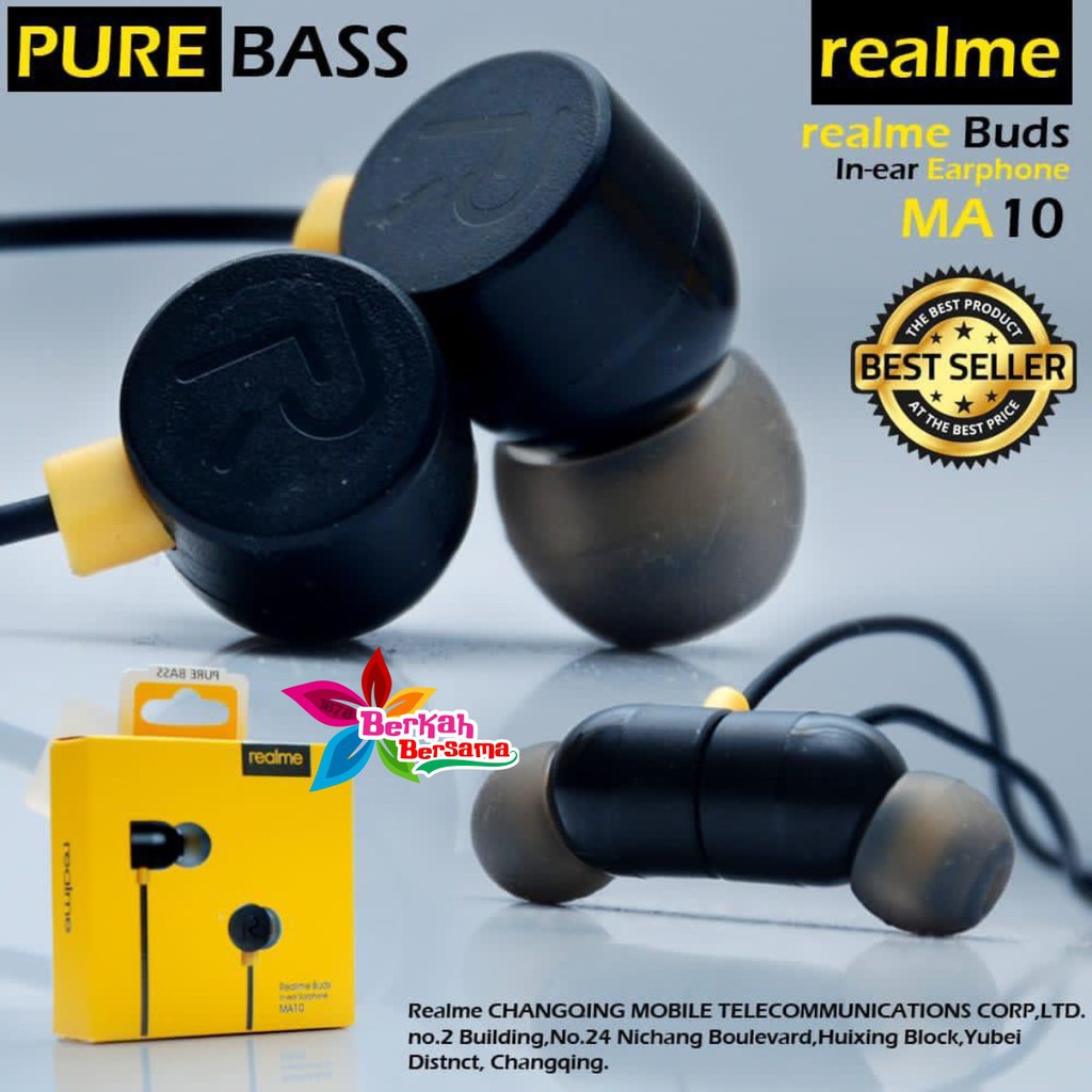 BM062 Handsfree Earphone Headset Realme Suara Bagus BB2047