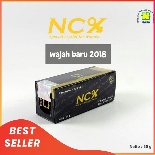 ]JF&gt; Crystal X ( NCX NASA ) Original BPOM Tulisan Timbul Laser Print Rapih Menjaga Organ Vital Wanit