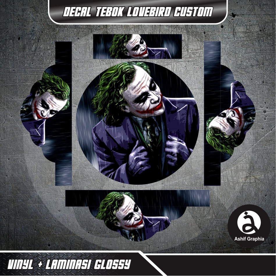 TERBARU  STIKER TEBOK LOVEBIRD MURAI JOKER