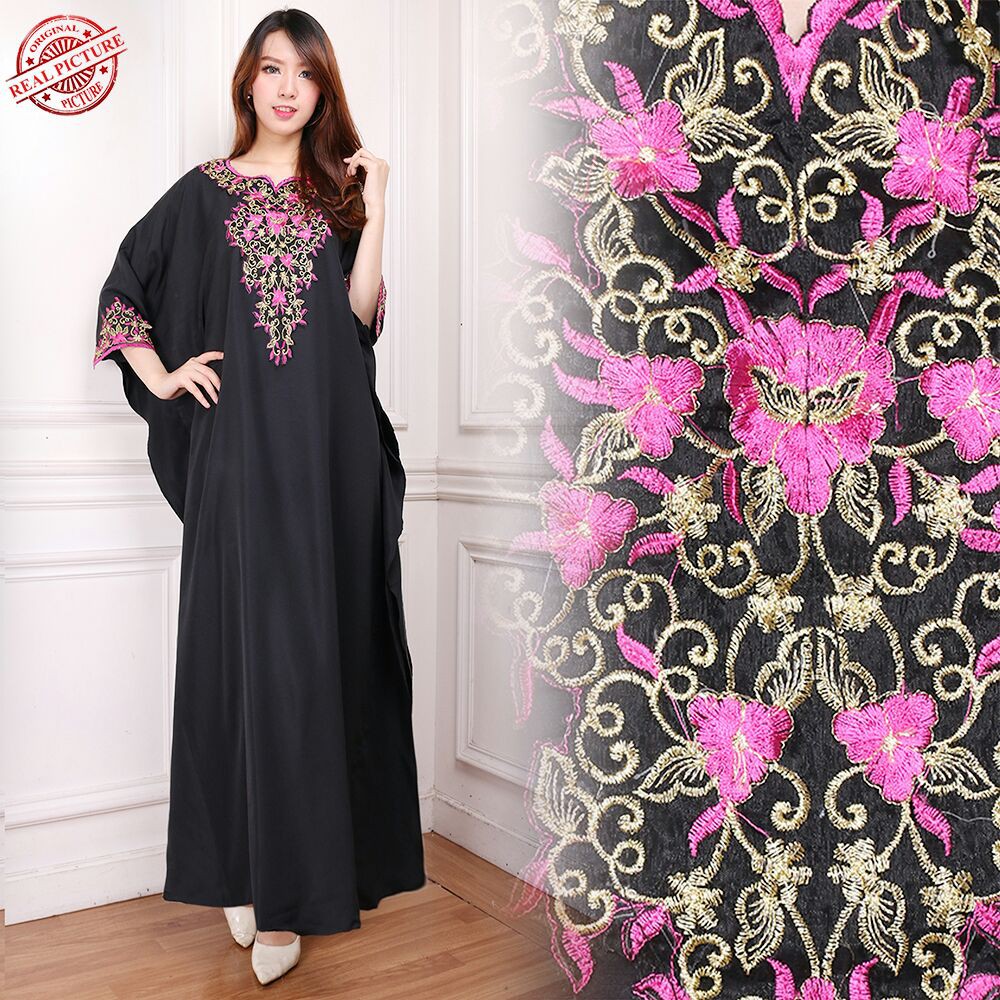 SB Collection Dress Maxi Yassa Longdress Kaftan Gamis Jumbo Terusan