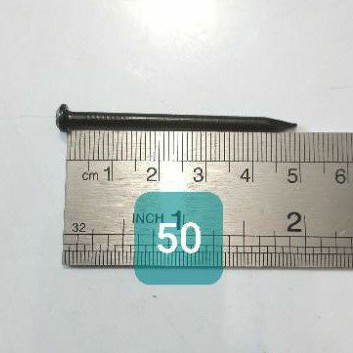 Paku Beton 50 atau 5CM MARABU HITAM / Paku Baja / Paku Tembok (D4177)