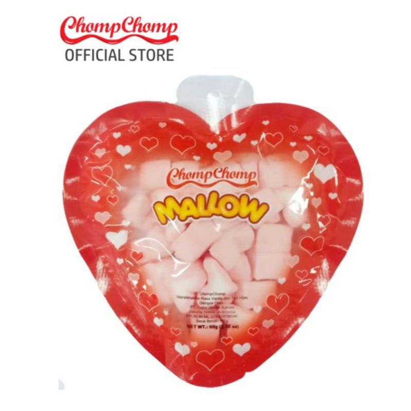 

Chompchomp Marshmallow Berbentuk Love 60gr