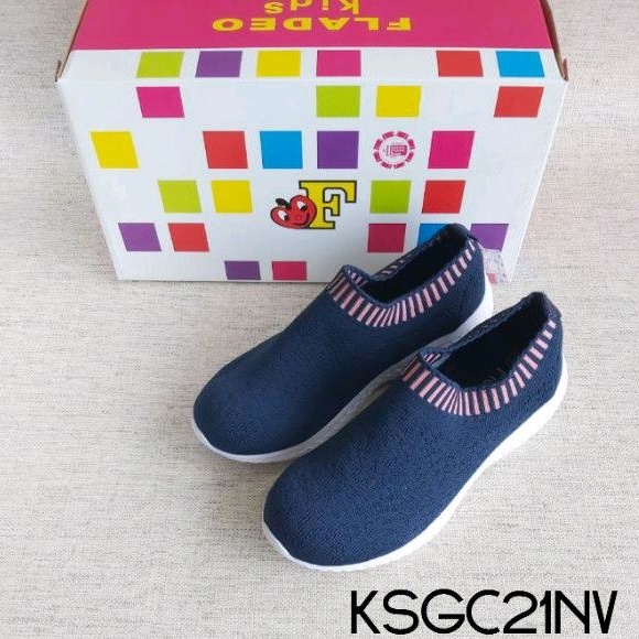 Sepatu Slip On Anak Karet Rajut KSGC21 Brand MATAHARI Fladeo Kids
