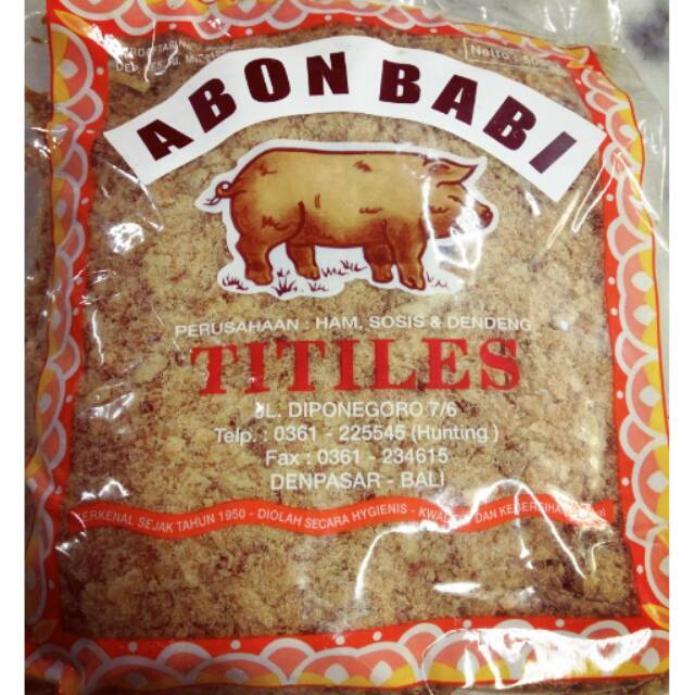 

Titiles Abon Babi 500gr