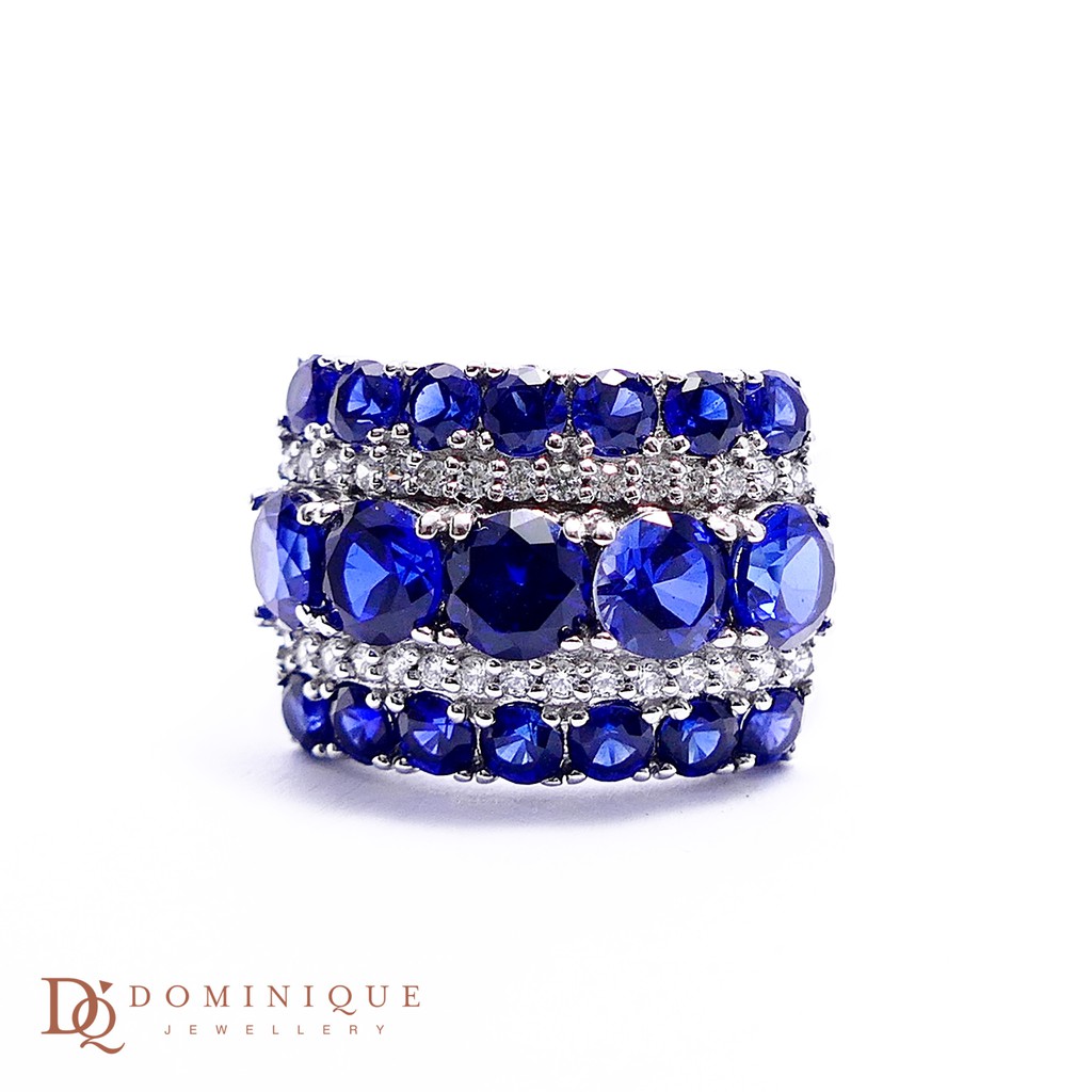 

Dominique Jewellery-Cincin Colour Stone 75% SNI DQC 2426