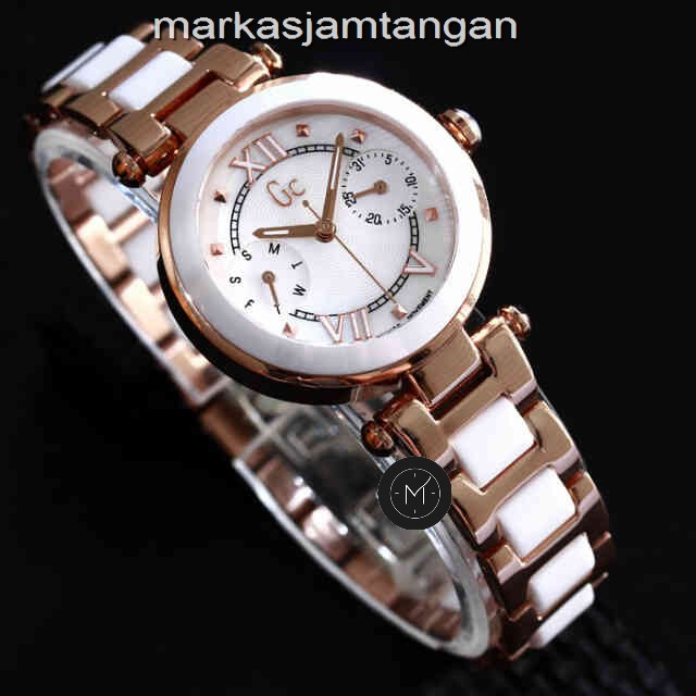 Promo Jam Tangan Wanita Guess Collection GC Lady Chic Chronograph Ceramic Diskon