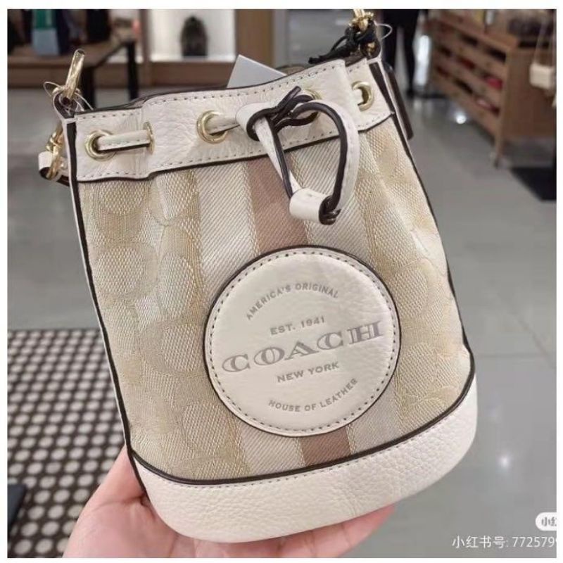 coach dempsey bucket mini 100% original bag tas asli wanita