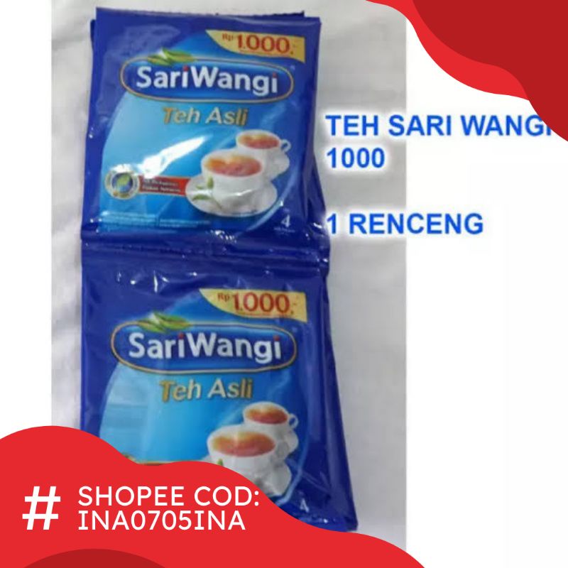 Teh Sariwangi 1000 x 6 bungkus / Teh Celup Sariwangi