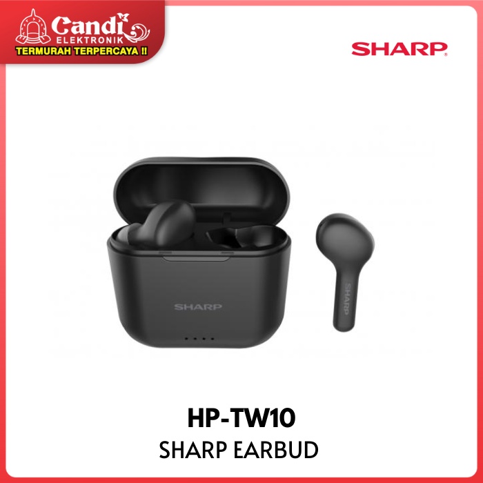 SHARP Ear Bud Wireless Charging Touch Control Earbuds HP-TW10