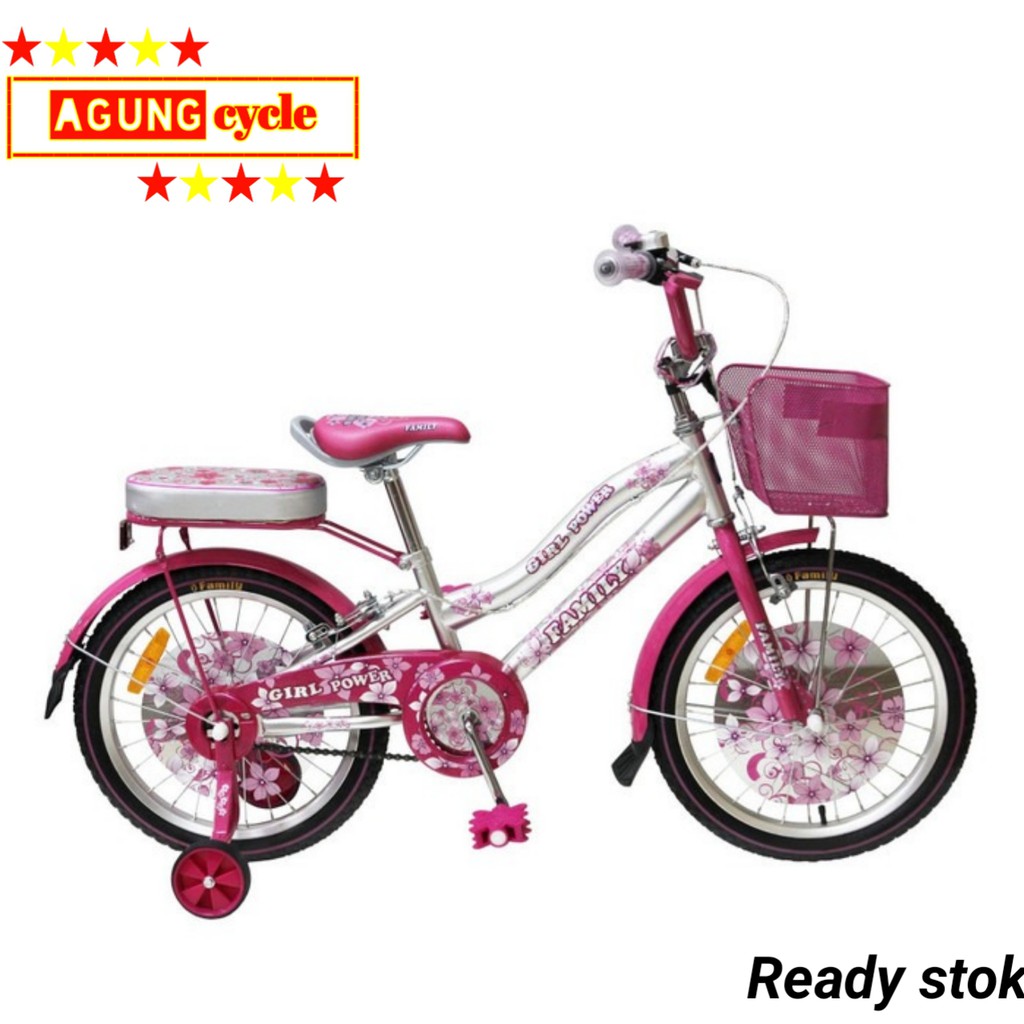 SEPEDA ANAK MINI PEREMPUAN FAMILY GIRL POWER 16"