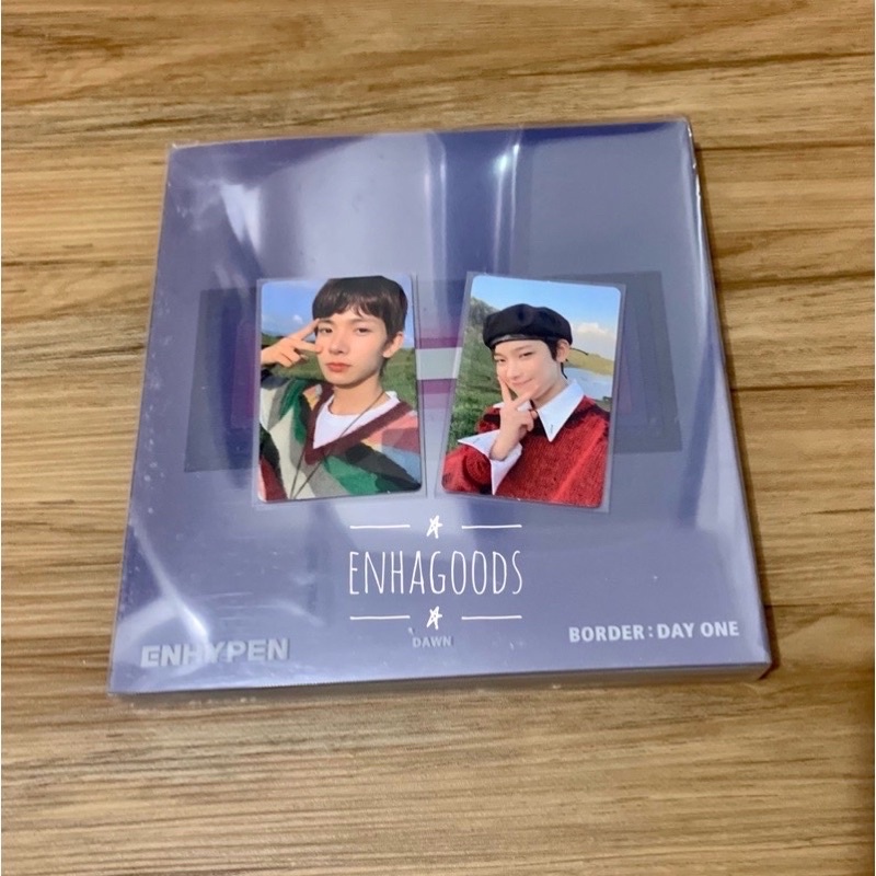 Album ENHYPEN Border Day One (BDO) Dawn (Unsealed) Heeseung Pelangi Sunoo Beret