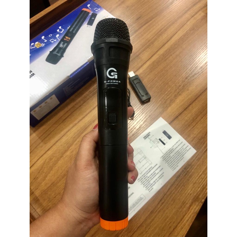 GPOWER MIC WIRELESS VHF 101 Professional Wireless Mic tanpa kabel