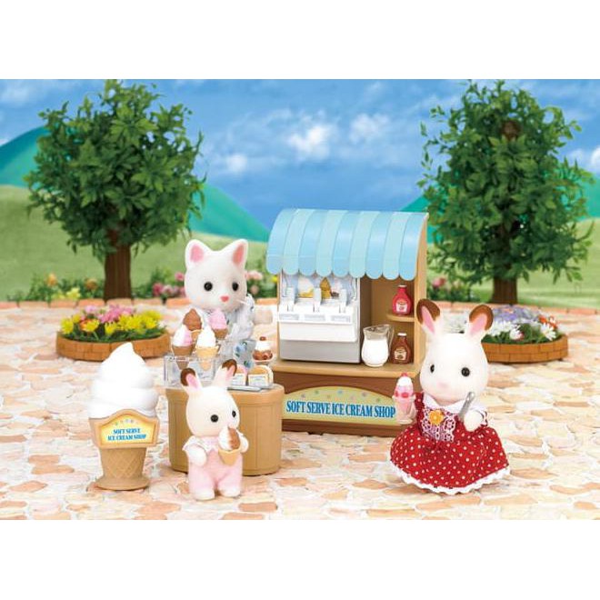 Februari Maniss Sylvanian Families Soft Serve Ice Cream Shop Kode 981