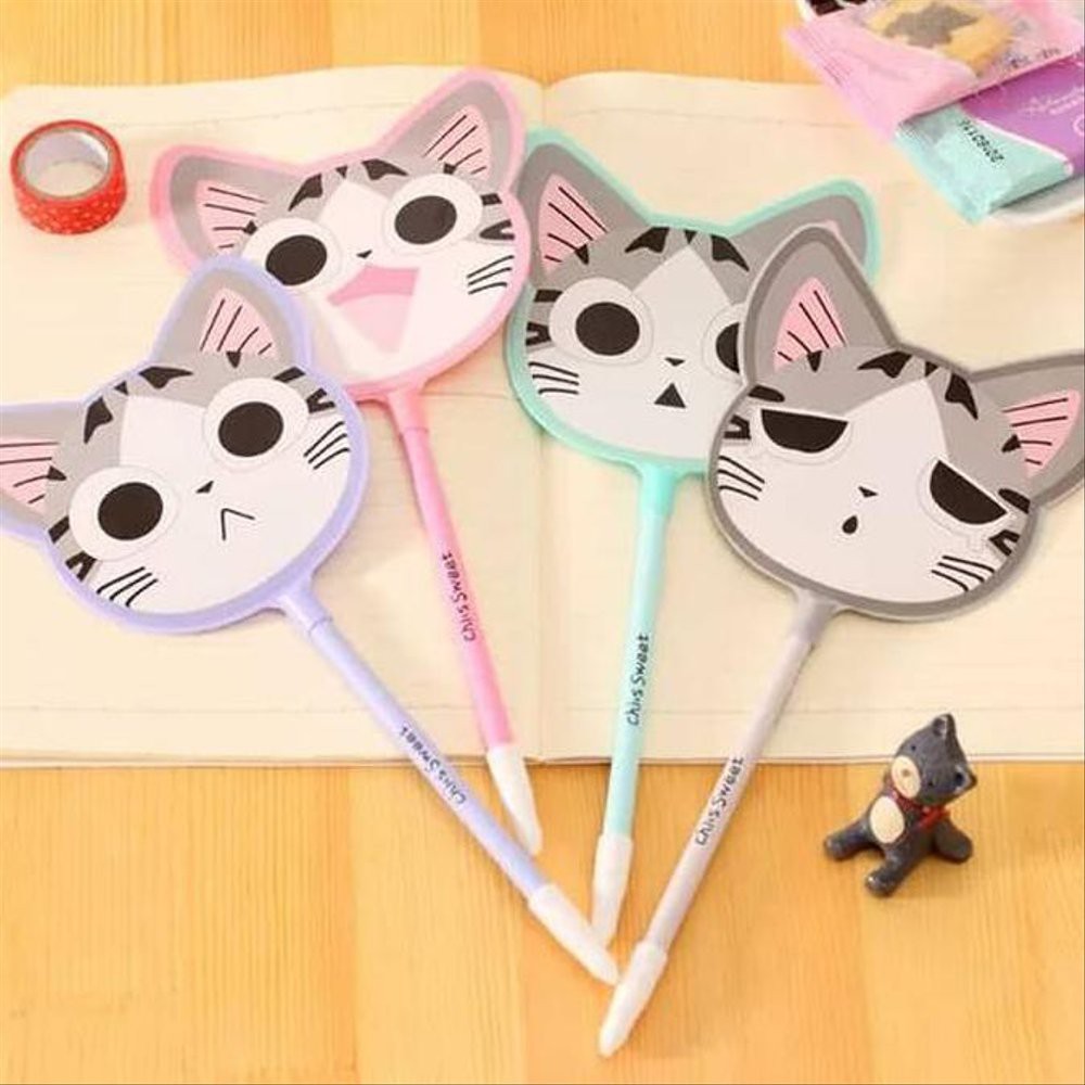 

ABM Grosir - Pulpen Karakter Kucing Dengan Kipas / Bolpen Unik / Bolpoin / ATK / Pena Cat Lucu / Pen