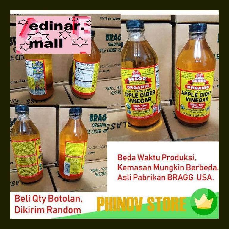 

Ed8Vitxd Bragg Apple Cider Vinegar 473Ml / Cuka Apel Bragg Garansi Original S50Dde