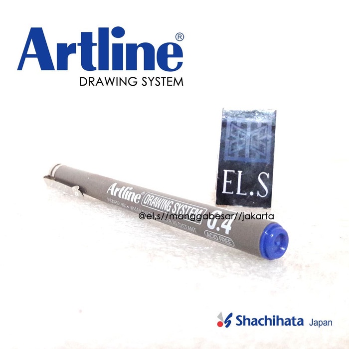 

Pendrawing- Artline Drawing System 04 Blue ( Drawing Pen ) -Drawing-Pen.