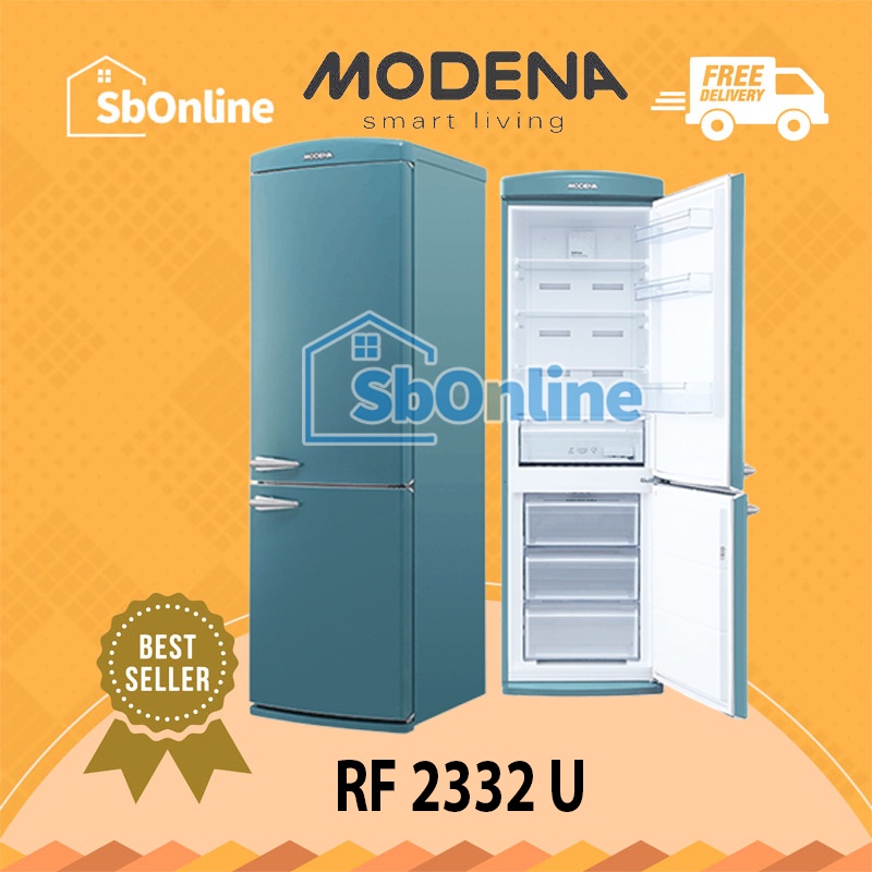 MODENA Refrigerator - Retro 324 Liter RF 2332 U