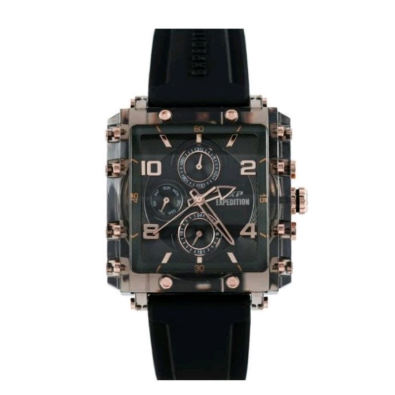 Jam Tangan wanita expedition E6808 Black Original