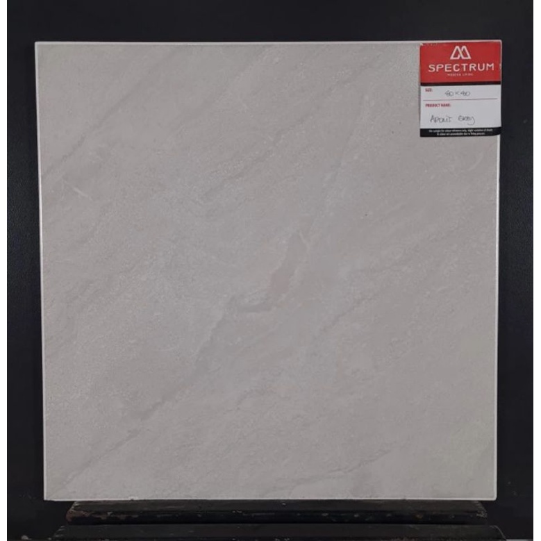 {ONGKIR DILUAR APLIKASI} Keramik Lantai Glossy 40x40 ADONIS GREY Mulia