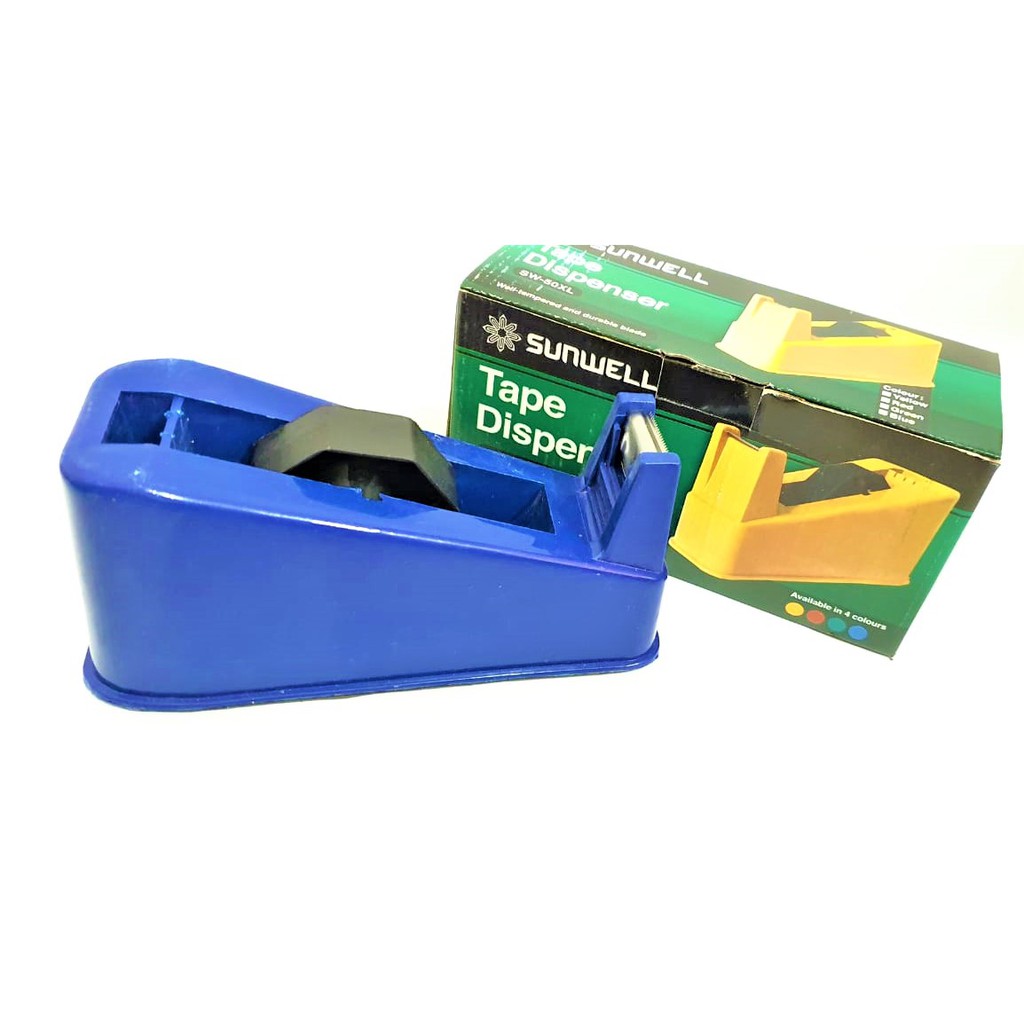 

TAPE CUTTER DISPENSER PEMOTONG SOLASI TEMPAT ISOLASI SOLATIP BESAR KECIL 50 XL SUNWELL