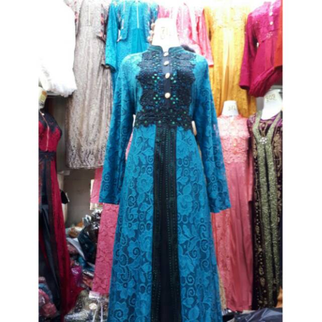 gamis brukat import murah/gamis busui /maxi dress