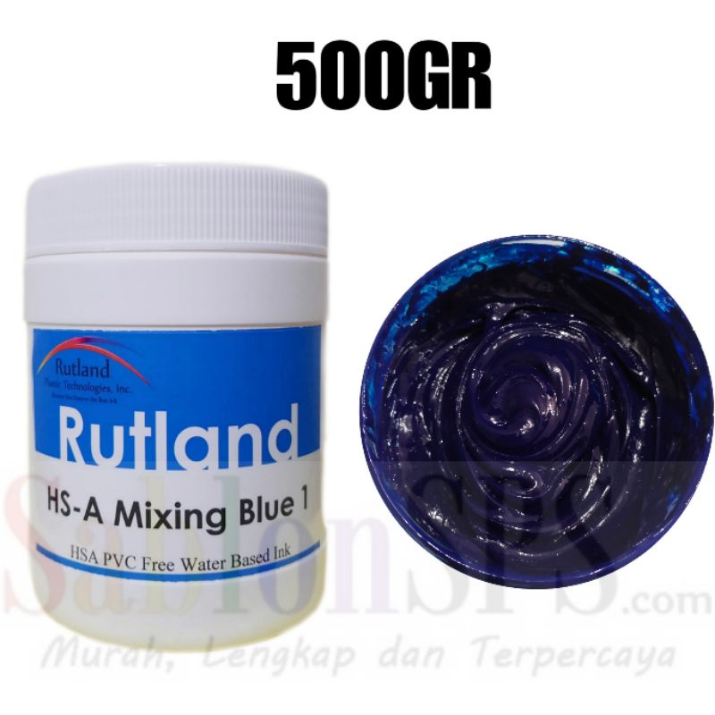 TINTA SABLON RUTLAND SEMI PLASTISOL WATER BASED MIXING BLUE 1 500GR