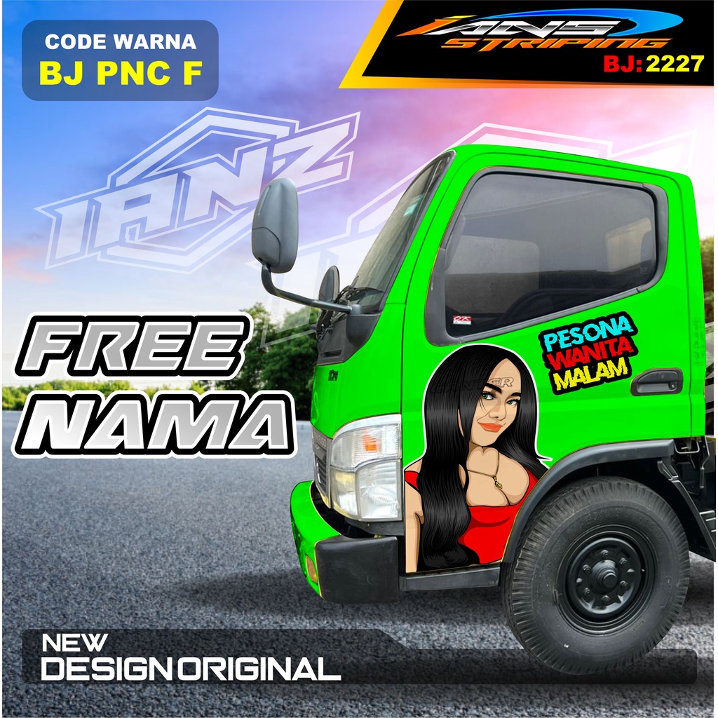 VARIASI STIKER PINTU TRUK FUSO RAGASA / DECAL PINTU DUMTRUK  / STIKER MOBIL TRUK / STIKER PINTU TRUK KEREN