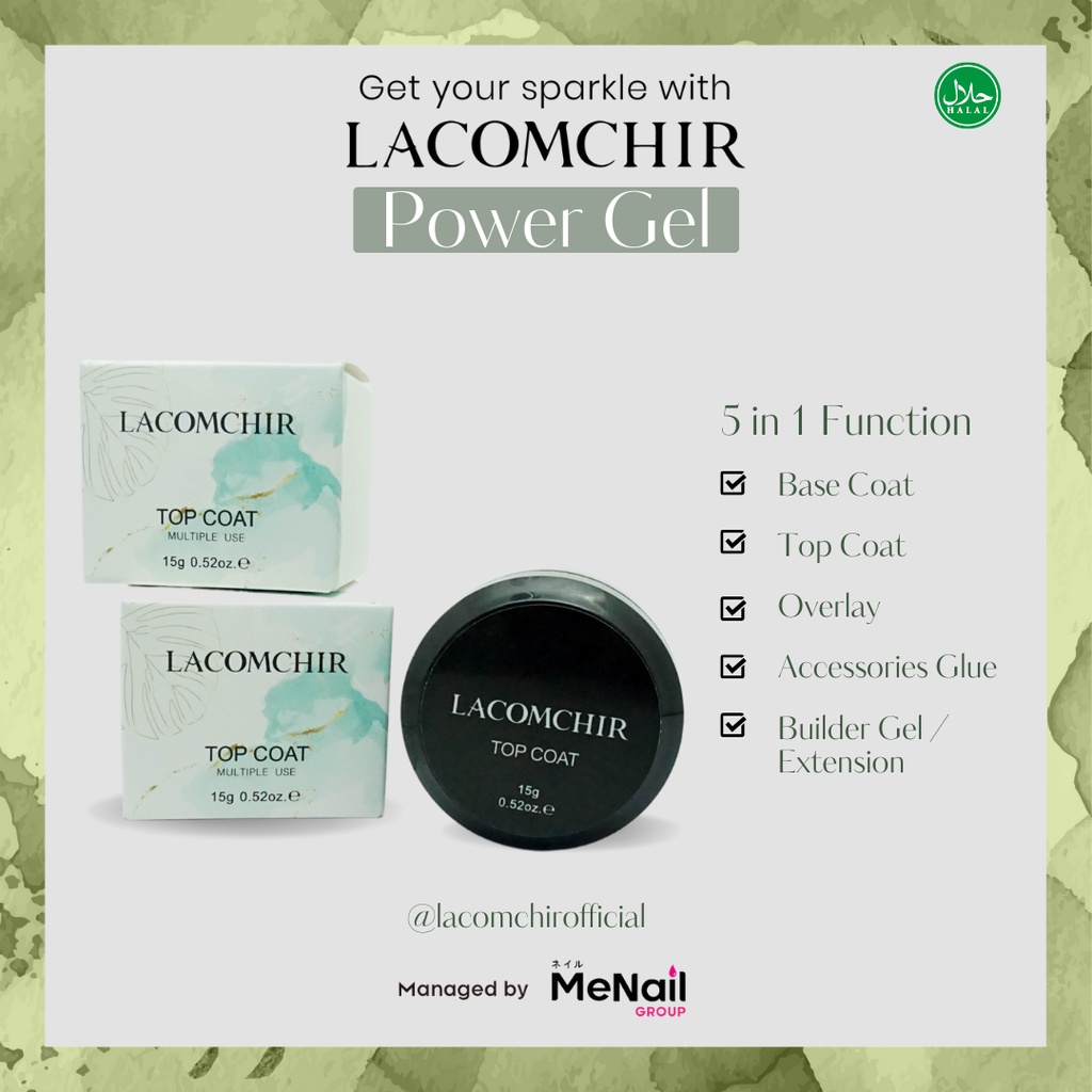 Lacomchir Power Gel Halal/Nail Art Halal Custom
