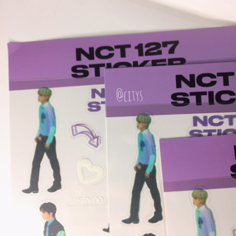 sticker only md sticker glow in the dark nct 127