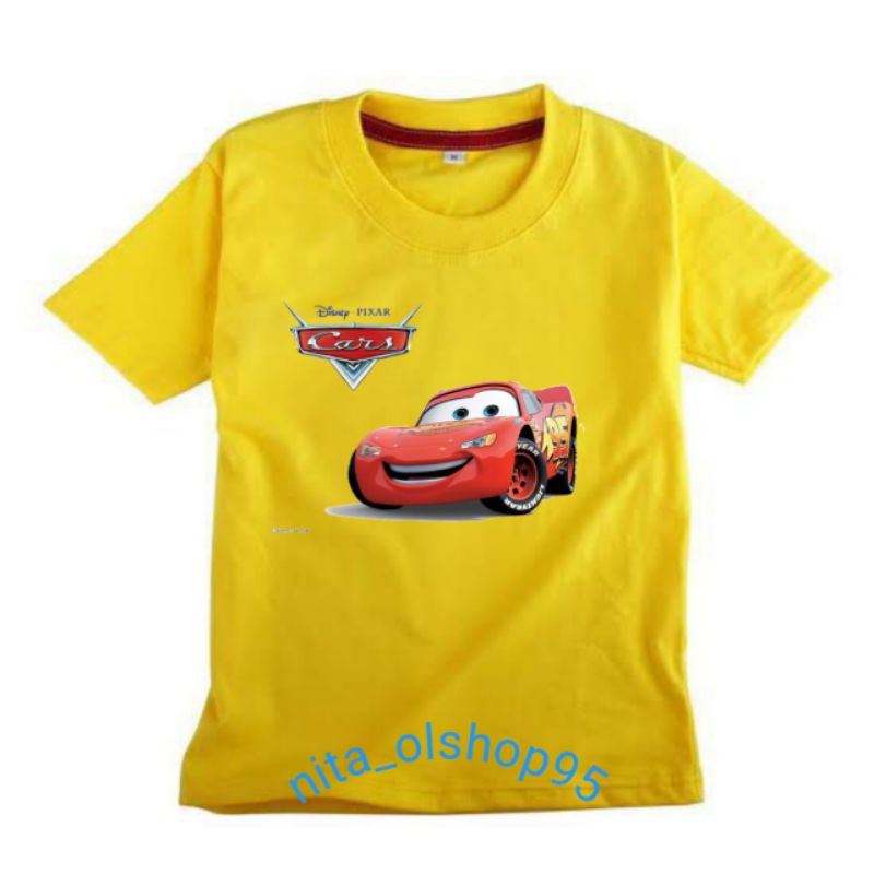 baju cars baju mobil kartun