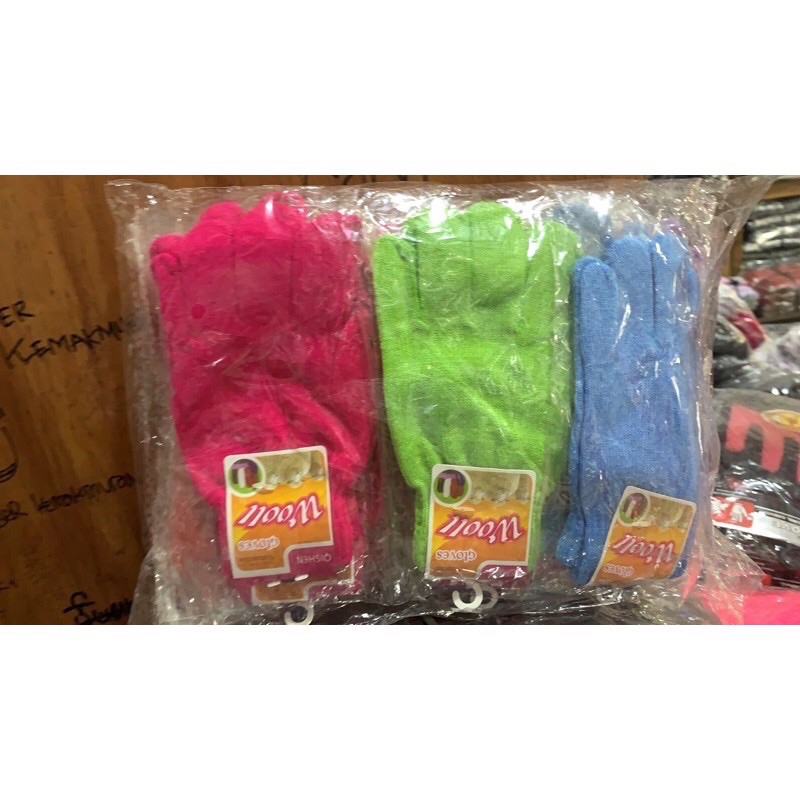 COD Sarung Tangan Kain BJ / BJ GLOVE / Sarung tangan Rajut / Sarung tangan renda