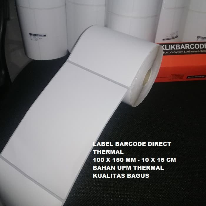 

(BISA COD) Label Barcode Direct Thermal 100 X 150 mm 100x150 4x6" A6