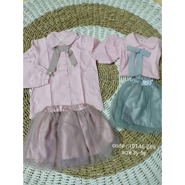 Setelan Pink Rok Tutu