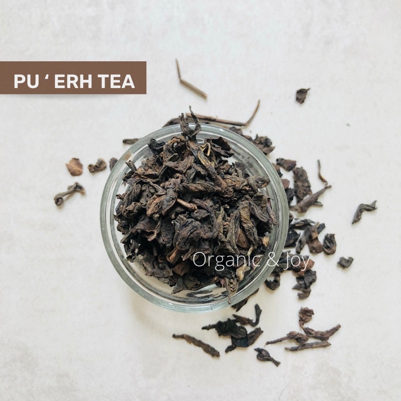 Organic&amp;Joy• Pu erh tea/ Teh Pu’er premium (weight loss,probiotik,turunan gula darah)