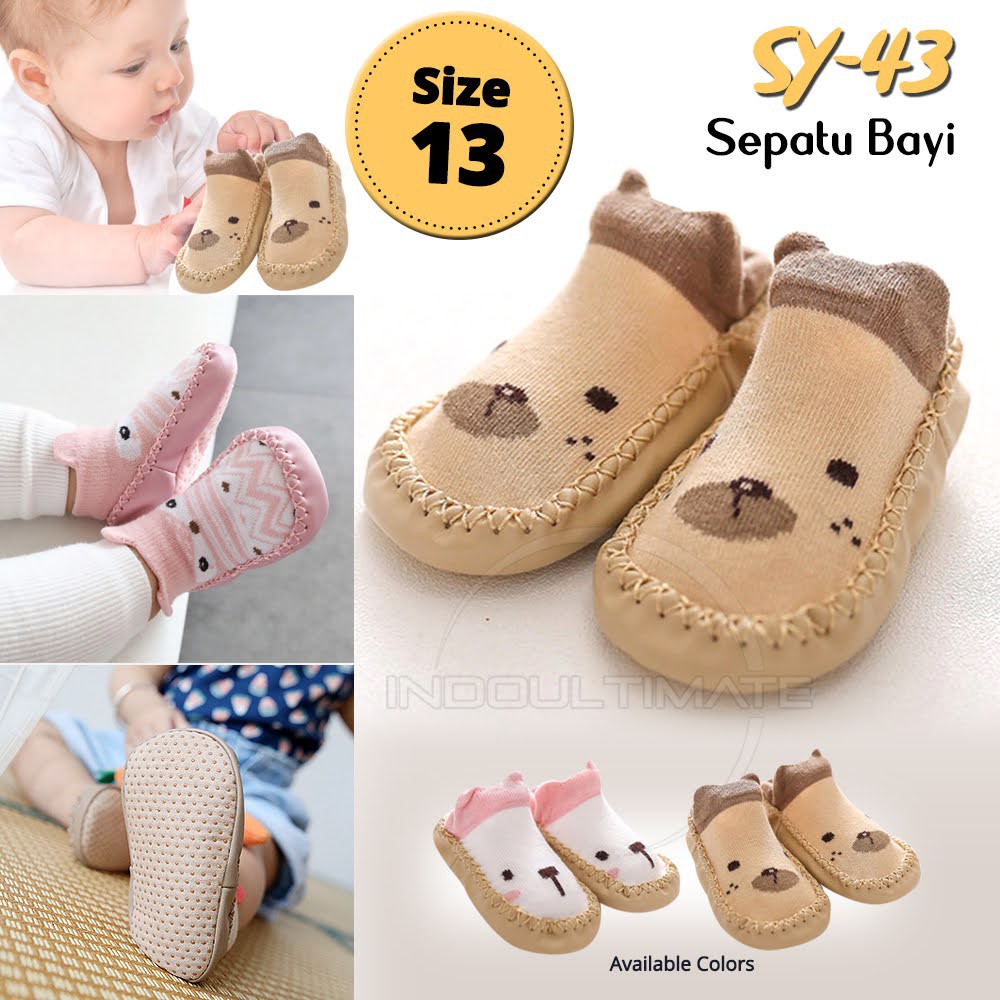 Baby Shoes SY-43 Sepatu  kaos kaki Bayi Prewalker Laki Laki Perempuan  Sepatu Bayi antislip unisex