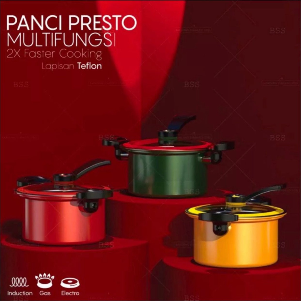 Termurah !!!!! Panci Presto 3.5 L Pressure Cooker Pot Melunakan 2 Kali Lebih Cepat