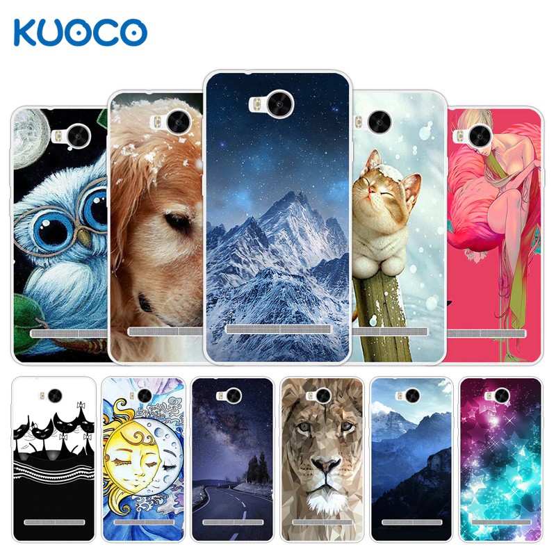 Terlaris Soft TPU Case for Huawei Y3II / Y3 II 2 Cover Scenery Design Phone Cases For Huawei Y3 II